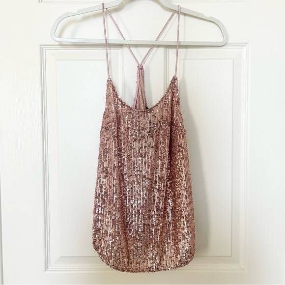 Victoria's Secret Tops - Sequined Racerback Tank